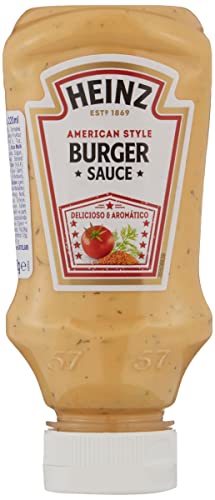 Heinz-American Burger Sauce mit Worcester Sauce (Senf und Dill) - Lecker und aromatisch - 230 Gramm von HEINZ
