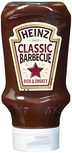 Heinz Barbecue Sauce Classic, Kopfsteher Squeezeflasche, 10er Pack (10 x 400 ml) von Heinz