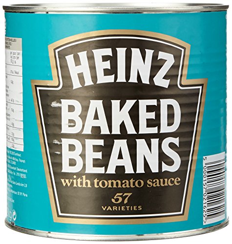 Heinz Beanz Baked Beans, Gebackene Bohnen, Dose, 6er Pack (6 x 2,62 kg) von Heinz