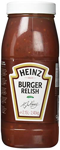 Heinz Burger Relish – Burgersauce in Plastikkanne – 2 x 2,15 l von Heinz