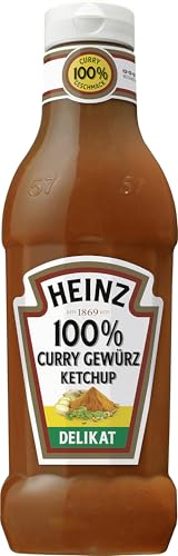 Heinz Curry Gewürz Ketchup DELIKAT, Dosierflasche, 590 ml von Heinz