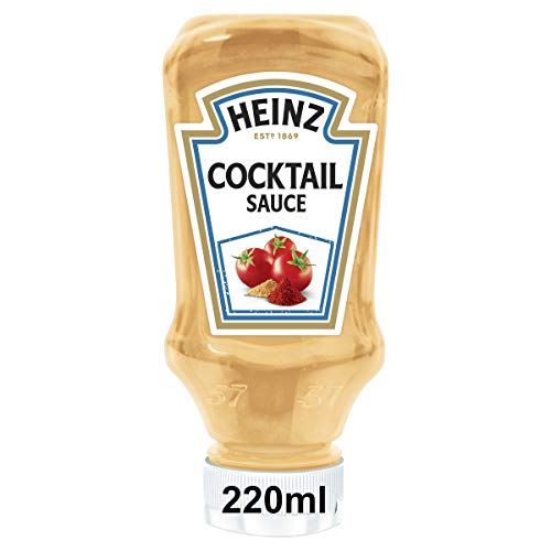 Heinz French Style Cocktail Sauce – Cremig-fruchtige Sauce in Kopfsteherflasche – 8 x 220 ml Heinz French Style Cocktail Sauce – Cremig-fruchtige Sauce in Kopfsteherflasche – 8 x 220 ml von Heinz