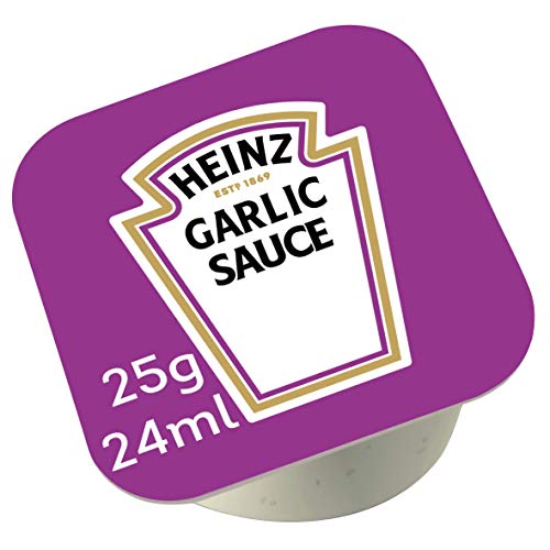 Heinz Garlic Sauce 24ml Dippot (100 StÃ1/4ck), 1er Pack (1 x 2400ml ) von HEINZ