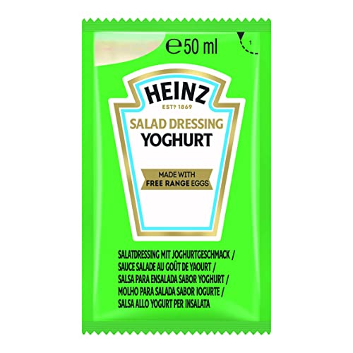 Heinz Joghurt Dressing – Saltadressing in praktischen Portionsbeuteln – 30 x 50 ml von HEINZ