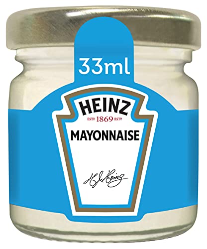 Heinz Mayonnaise – Das Original in Gläschen – 80 x 33 ml von Heinz