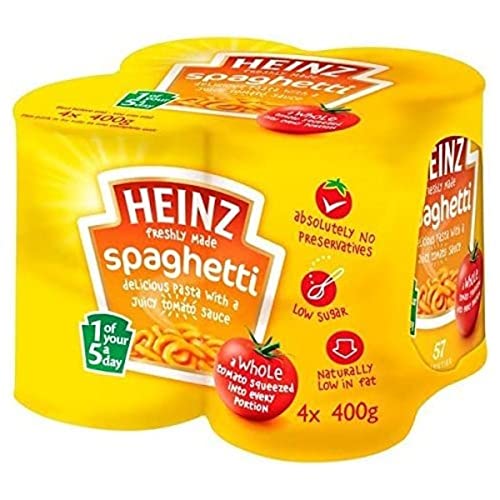 Heinz Spaghetti in Tomato Sauce 4 x 400g von HEINZ