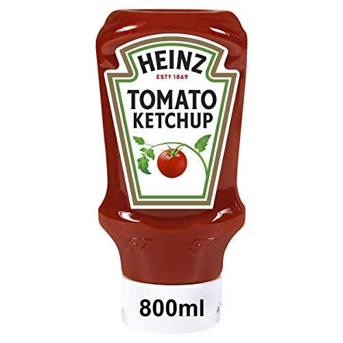 Heinz Tomato Ketchup, Kopfsteherflasche, 1er Pack (1 x 800 ml) von Heinz
