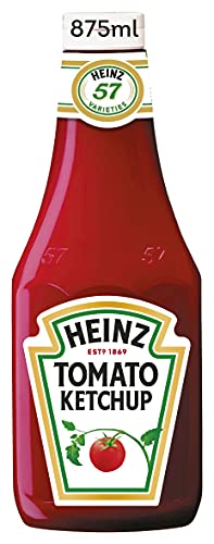 Heinz Tomato Ketchup, Squeezeflasche, 4er Pack (4 x 875 ml) von Heinz