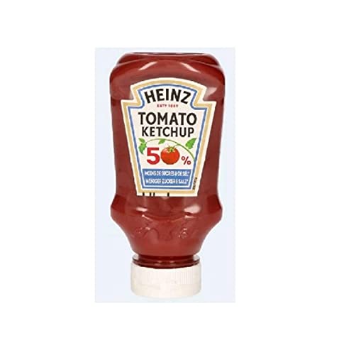 Heinz Tomato Ketchup 50 Prozent Weniger Zucker und Salz 220 ml Heinz Tomato Ketchup 50 Prozent Weniger Zucker und Salz 220 ml von Heinz