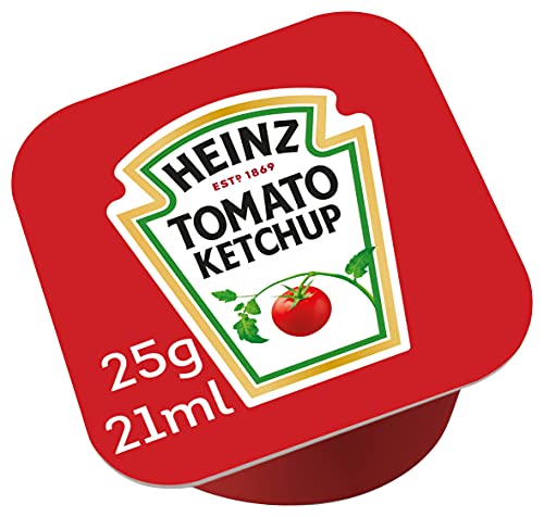 Heinz Tomato Ketchup Classic – Tomatenketchup in Dip Pot – 100 x 25 g von HEINZ