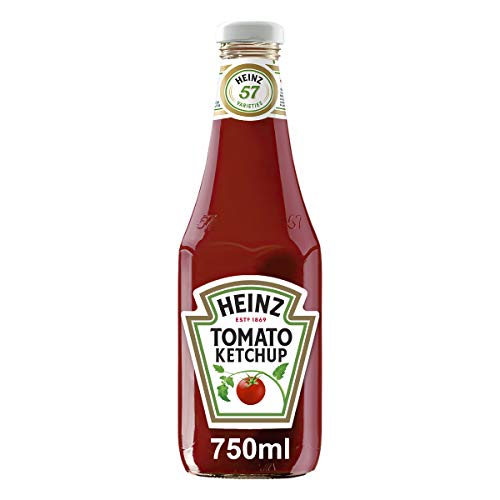 Heinz Tomato Ketchup Classic – Tomatenketchup in Glasflasche – 6 x 750 ml von HEINZ