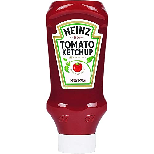 HEINZ Tomato Ketchup Sauce Top Down Squeezy, 910.0 g / 800ml / 910g von Heinz