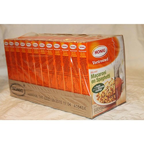 Honig Vertrouwd Mix voor Macaroni en Spaghetti 12 x 52g Packung (Gewürzmischung für Makkaroni und Spaghetti) von Heinz