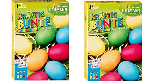 Brauns Heitmann Ostereier Farben Eierfarben Ostereier Kräftig Bunte, 10 flüssige Kaltfarben Grün Blau Gelb Orange Rot - für braune und weiße Eier Oster Eier bemalen Deko Ostern Brauns Heitmann Ostereier Farben Eierfarben Ostereier Kräftig Bunte, 10 flüssige Kaltfarben Grün Blau Gelb Orange Rot - für braune und weiße Eier Oster Eier bemalen Deko Ostern von HEITMANN