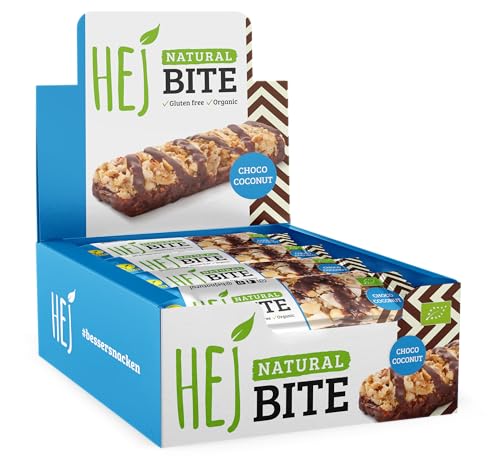 HEJ Bite | Veganer Nussriegel Snack | Choco Coconut - 12 x 40 g von HEJ