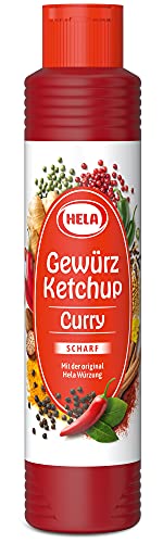 Hela Gewürz Ketchup Curry leicht scharf (12 x 500 ml) von HELA