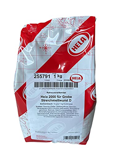 Hela 2000 für Grobe Streichmettwurst Rohwurstreifemittel - 1kg Hela 2000 für Grobe Streichmettwurst Rohwurstreifemittel - 1kg von HELA