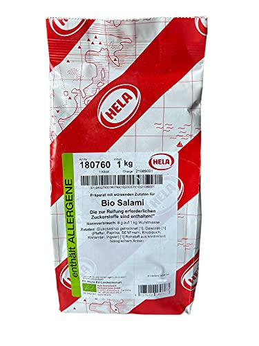 Hela Bio Salami - Wurstgewürz Salamigewürz - 1 kg von HELA
