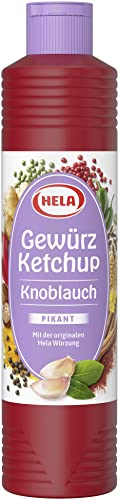 Hela Gewürz Ketchup Knoblauch pikant (6 x 800 ml) von HELA