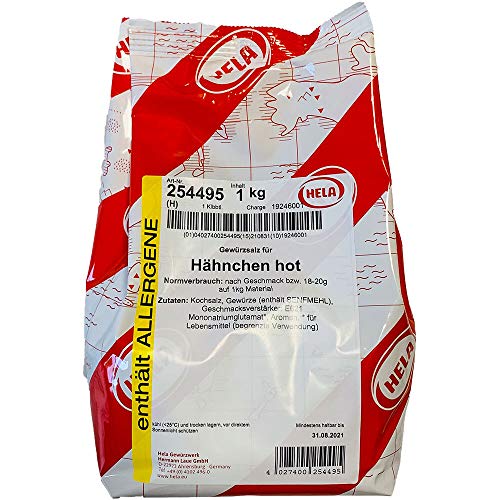 Hela - Hähnchen "Hot" Gewürzsalz, 1 kg Beutel Hela - Hähnchen "Hot" Gewürzsalz, 1 kg Beutel von HELA