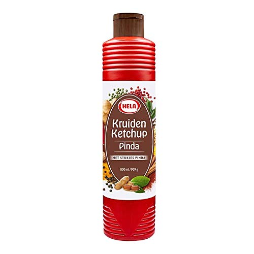 Hela Kräuter Ketchup Erdnuss - Flasche 80 cl von HELA