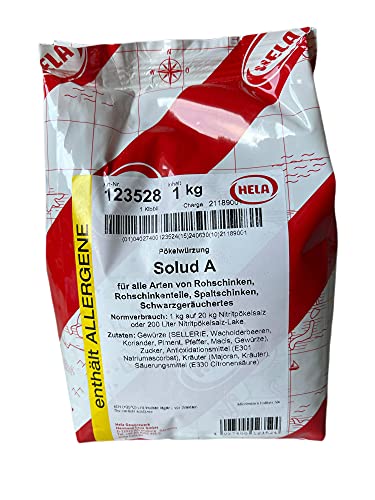 Hela Solud "A" Pökelwürzung Würzmischung für Rohschinken - 1kg von HELA