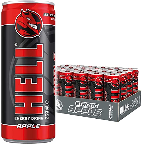 HELL ENERGY DRINK 250 ml (Apfel, 24 Stück) von HELL