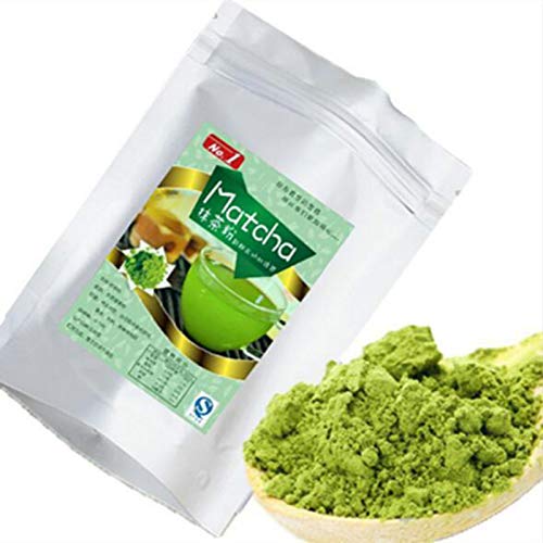 250g (0.55LB) TOP GRADE reines organisches Matcha-Tee-Nahrungsmittelgrün-Tee-Pulver gemahlene 4 Stunden / jeder chinesische Tee roher Tee sheng cha gesundes Lebensmittel Grünes Lebensmittel von HELLOYOUNG