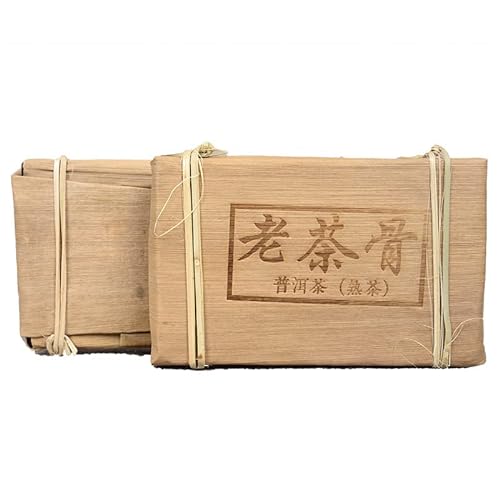 250g Bio Schwarzer Tee Bambussprossenschalentee Yunnan Pu'er Tee Gealterter alter Teeknochen von HELLOYOUNG
