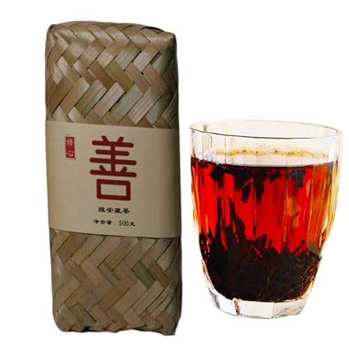 500g/Korb Dunkler Tee Alter Baum YaAn Tee Handmade Chinesisches Tee-Ziegel-Geschenk von HELLOYOUNG