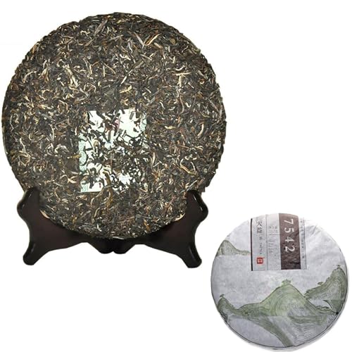 7542 Sheng Puerh Dayi 1401 Charge Rohes Pu er Menghai Teekuchen 2014 TAETEA 357g von HELLOYOUNG