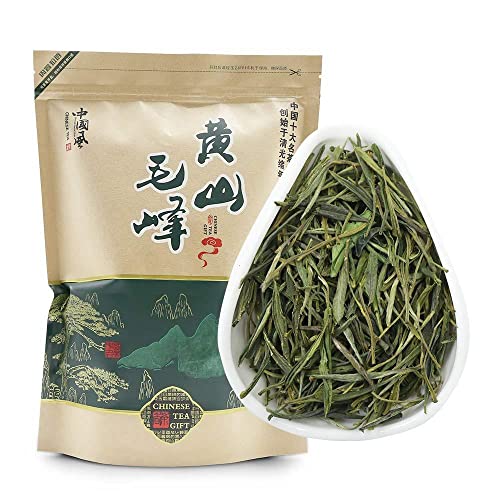 Chinesischer Huang Shan Mao Feng Grüner Tee 2021 Maofeng Hochwertiger Grüner Tee 250g/Beutel (4 Säcke) von HELLOYOUNG