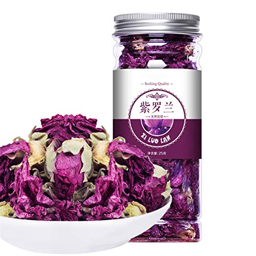 Chinesischer Kräutertee Blumen-Früchtetee Rosentee Konservierte goldene Seidenchrysantheme Abgefüllt Neuer Dufttee Gesundheitswesen Blumentee Gesundes grünes Essen (25g Violet) von HELLOYOUNG