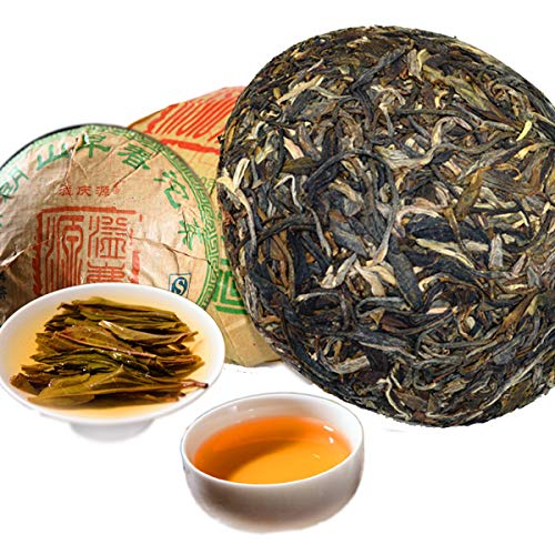 Chinesischer Pu'er Tee 250g （0.55LB） Roher Puer Tee Grüner Tee Brauner Frühlings-Frühlings-Tee Alte Bäume Pu erh Tee Gesundheitswesen Pu er Tee von HELLOYOUNG