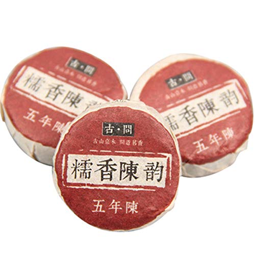 Chinesischer Pu'er Tee 50g (0.11LB） Roher Puer Tee Grüner Tee Klebreisgeschmack Tuocha Alter Pu-Erh Tee Alte Bäume Pu-Er Tee Gesundheitswesen Pu-Er Tee Gesunder Puerh Tee Grünes Essen von HELLOYOUNG