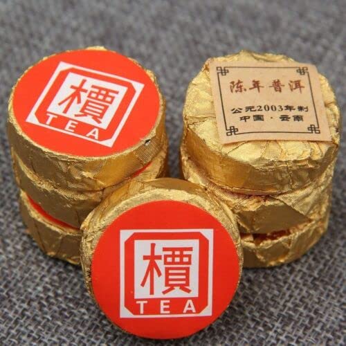 Chinesischer Puer Yunnan 'Jia' Wort Mini Tuocha Hergestellt von 2003 Old Puer Shu Puerh Tee (500g) von HELLOYOUNG