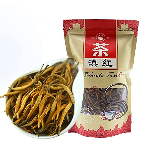 Dian Hong Jinya Goldener Monkey Chinesischer Tee Yunnan Schwarzer Tee 150g/Beutel (3 Säcke) von HELLOYOUNG