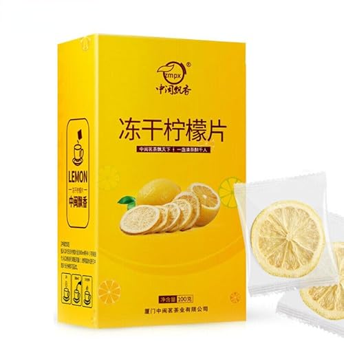HELLOYOUNG 100g Bio-Kräutertee gefriergetrocknet gemischt mit Honig und Zitronenscheiben Grünes Lebensmittel mit reichhaltigem Geschmack Klein verpackt einfach aufzubrühen (1 pc) (1 pc) von HELLOYOUNG