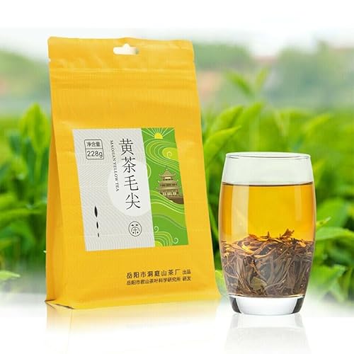 HELLOYOUNG 228g handverlesener und frischer authentischer chinesischer gelber Mao Jian Bio-Schwarztee hergestellt nach traditionellen Techniken mit einzigartigem Geschmacksprofil von HELLOYOUNG