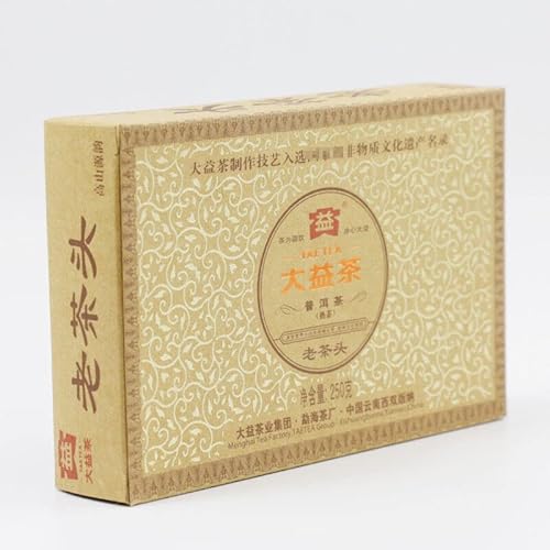 HELLOYOUNG 250g chinesischer Bio-LaoChaTou Pu-Erh-Tee mit gereiftem Aroma Grünes Lebensmittel mit mildem Geschmack und lang anhaltendem Nachgeschmack von HELLOYOUNG