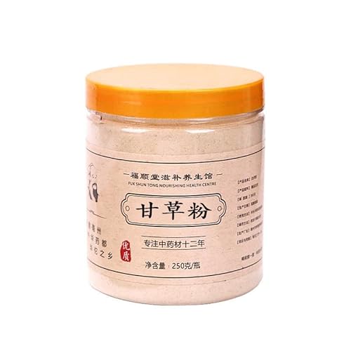 HELLOYOUNG 250g traditioneller chinesischer Lakritz-Kräutertee Traditionelle Mahltechnik Grünes Lebensmittel mit herrlichem Aroma und beruhigendem Effekt (1 pc) (2 pcs) von HELLOYOUNG