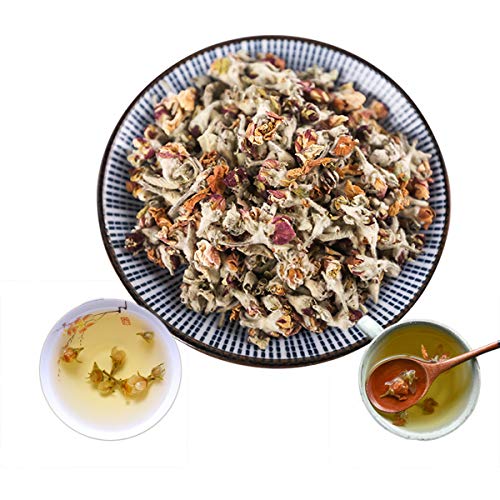 HELLOYOUNG Chinesischer Bio-Apfelblüten-Kräutertee Duftendes grünes Lebensmittel ohne Zusatzstoffe und Koffein intensives Blumenaroma und erfrischender Geschmack (50g) von HELLOYOUNG