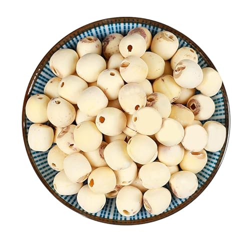 HELLOYOUNG Chinesischer Bio-Kräutertee aus natürlichen losen weißen Lotussamen Grünes Lebensmittel ohne Zusatzstoffe reich an Nährstoffen Beruhigend und wohltuend (500g) von HELLOYOUNG