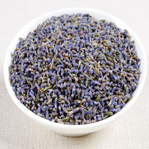 HELLOYOUNG Chinesischer Bio-Kräutertee mit Lavendelblüten Grünes Lebensmittel zur Beruhigung der Nerven und für besseren Schlaf Reichhaltiges Aroma (500g) von HELLOYOUNG