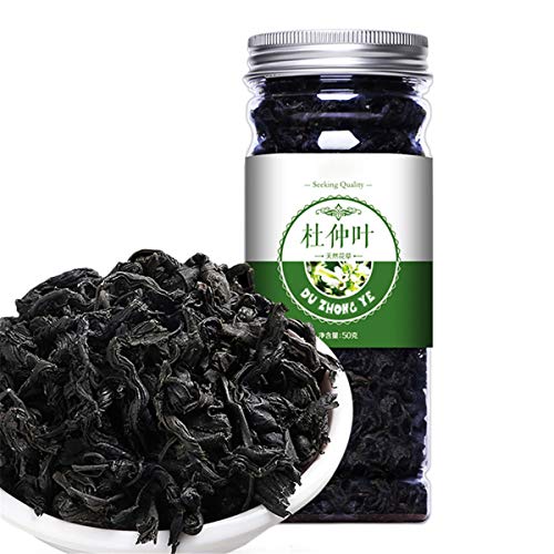 HELLOYOUNG Chinesischer Bio-Kräutertee nach altem Rezept Grünes Lebensmittel ohne Zusatzstoffe mit intensivem Aroma Reich an Nährstoffen (50g Eucommia-Blatttee) von HELLOYOUNG