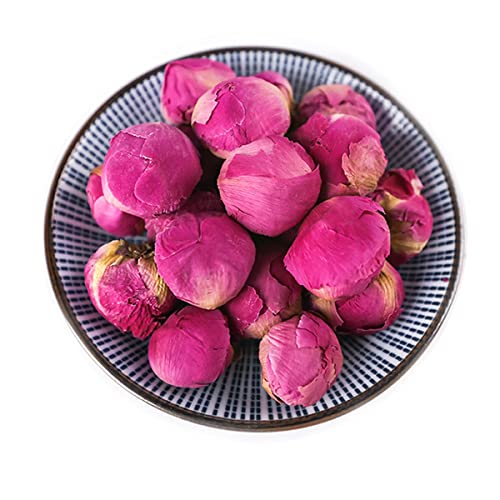 HELLOYOUNG Chinesischer Bio-Pfingstrosenblüten-Kräutertee Grünes Lebensmittel mit natürlichen und biologischen Zutaten Frischer und erfrischender Geschmack (50g) von HELLOYOUNG