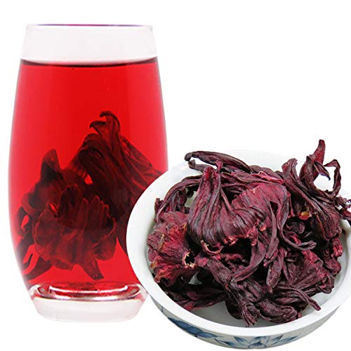 HELLOYOUNG Chinesischer Bio-Roselle-Kräutertee Bio-Lebensmittel ohne Zusatzstoffe Verwöhnen Sie Ihren Gaumen Einfach aufzubewahren und aufzubrühen (500g) von HELLOYOUNG