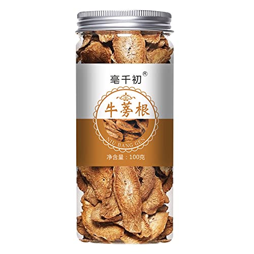 HELLOYOUNG Chinesischer aromatischer Bio-Kräutertee Grünes Lebensmittel ohne Zusatzstoffe mit vollem Geschmack einfach aufzubewahren und aufzubrühen (100g Klettentee) von HELLOYOUNG
