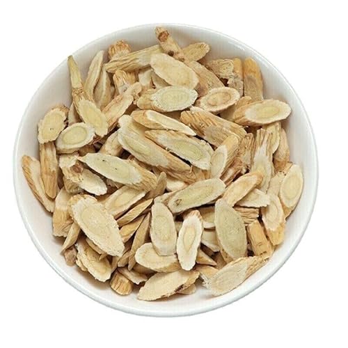 HELLOYOUNG Chinesischer natürlicher Bio-Astragalus-Kräutertee Altes Rezept Grünes Lebensmittel mit reichem Aroma Fördert die Diurese und reduziert Schwellungen (500g) von HELLOYOUNG