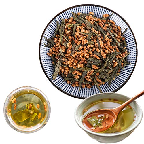 HELLOYOUNG Original Natural Organic Genmaicha Grünes Lebensmittel mit frischem Aroma das Mundgefühl ist reichhaltig und vielschichtig Fördert die Verdauung (100g) von HELLOYOUNG